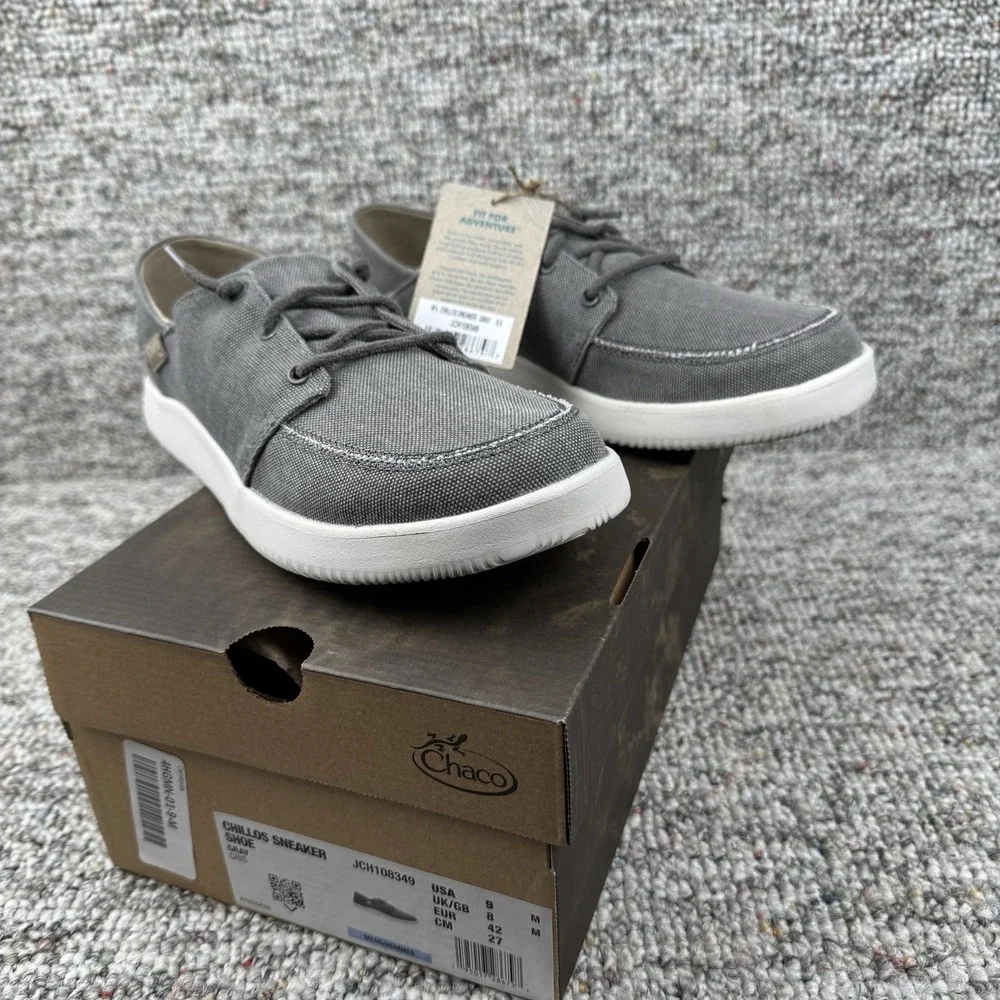 Chaco Chillos Sneaker Mens US 9 Casual Shoes Gray JCH108349 New with Box